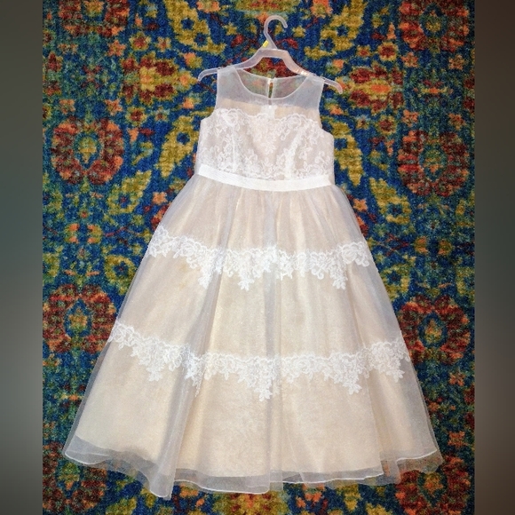 David's Bridal size 12 flower girl dress - Picture 1 of 4